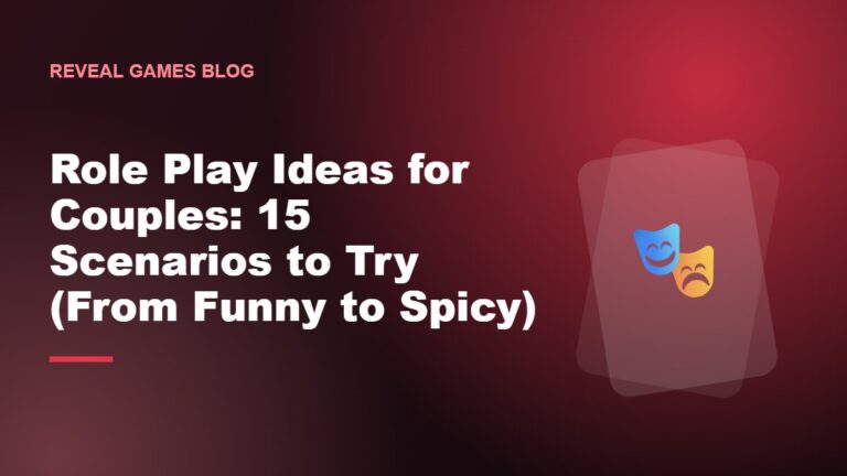 Role Play Ideas for Couples: 15 Scenarios to Try (From Funny to Spicy)
