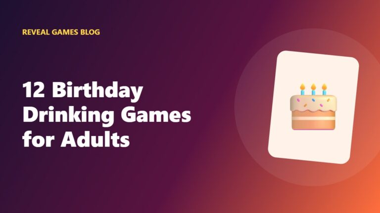12 Birthday Drinking Games for Adults