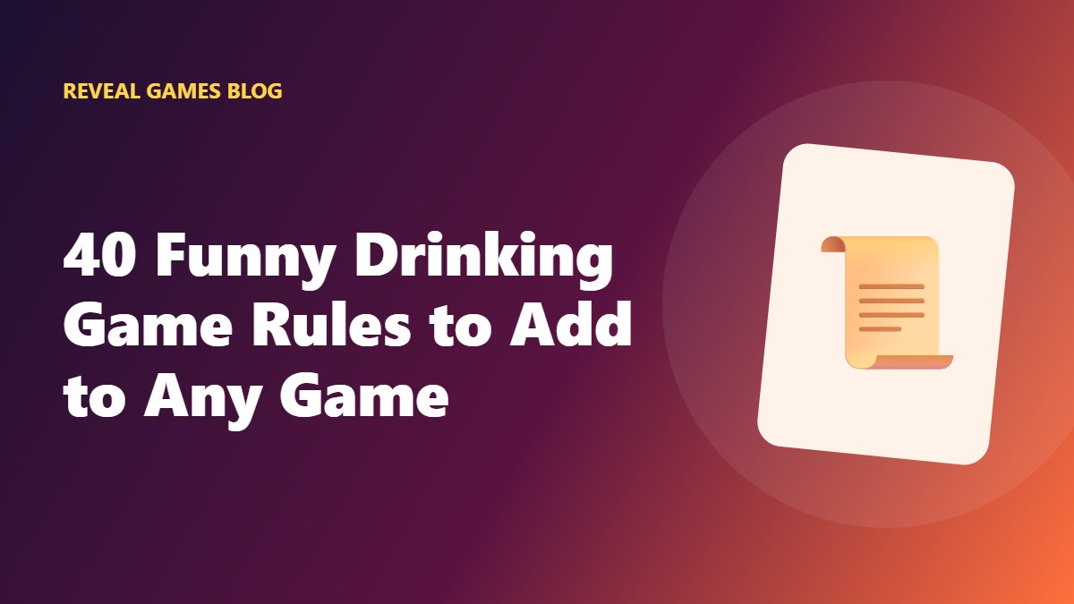 40 Funny Drinking Game Rules to Add to Any Game