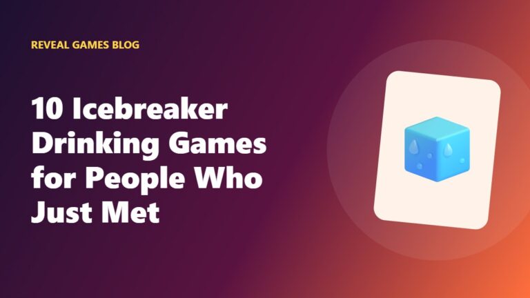 10 Icebreaker Drinking Games for People Who Just Met