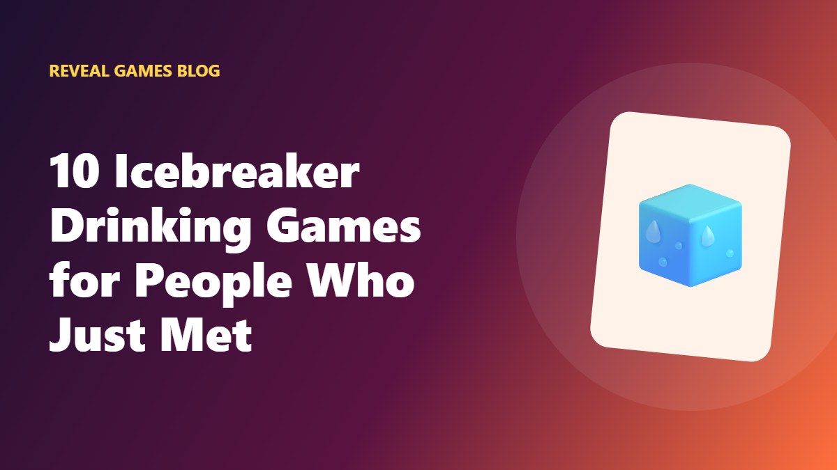 10 Icebreaker Drinking Games for People Who Just Met