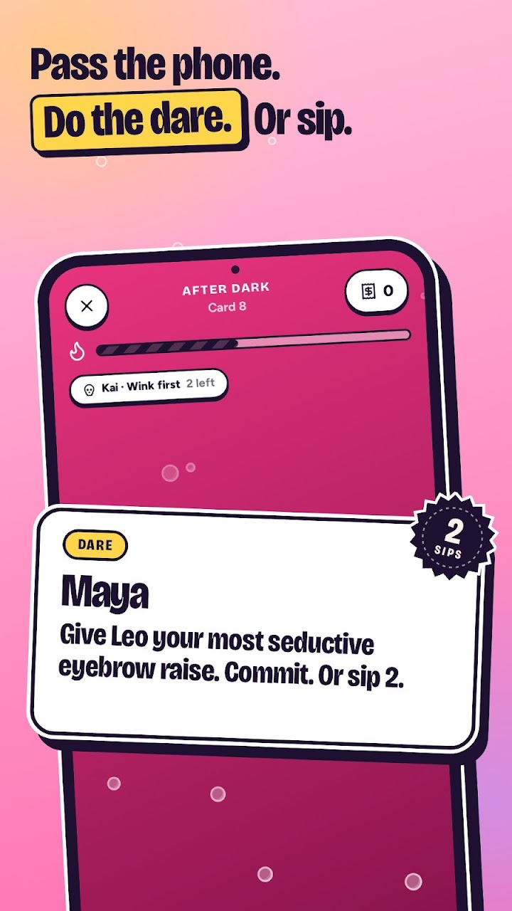 Not Another Drinking Game card example